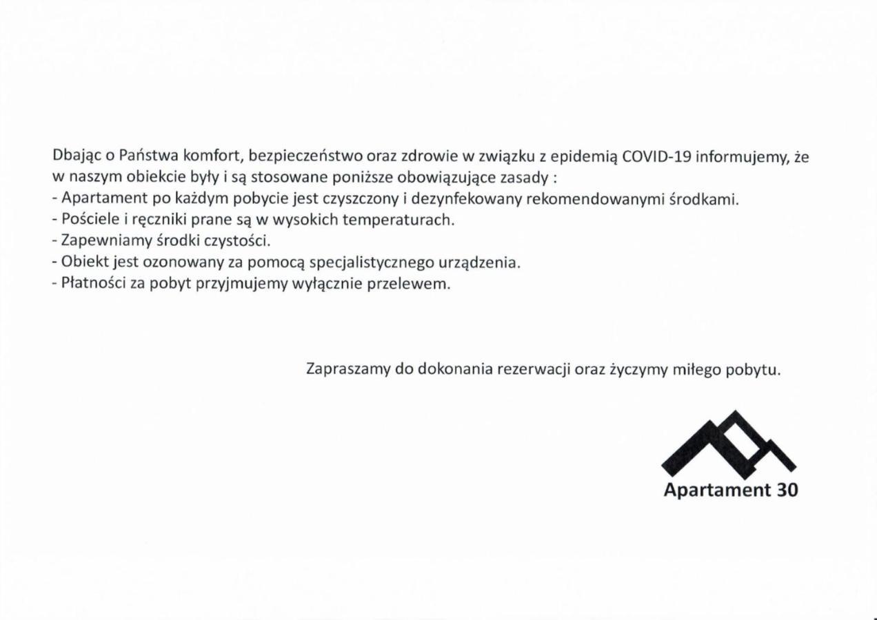 Apartament 30 Polanica-Zdrój Eksteriør billede